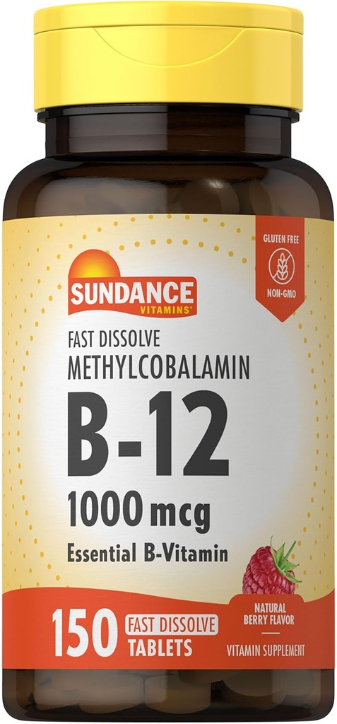 Sundance B-12 Methylcobalamin 1, 000 mcg 