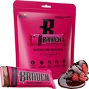 Braven Bar Σοκολάτα Φράουλα Energy Bars (1.59 oz, πακέτο των 10) – Ενεργειακά μάσημα με 5g πρωτεΐνη – On-the-Go Ενεργειακά σνακ για τρέξιμο, Πεζοπορία και Αθλητισμός - Χωρίς γλουτένη για διαρκή ενεργειακή ενίσχυση