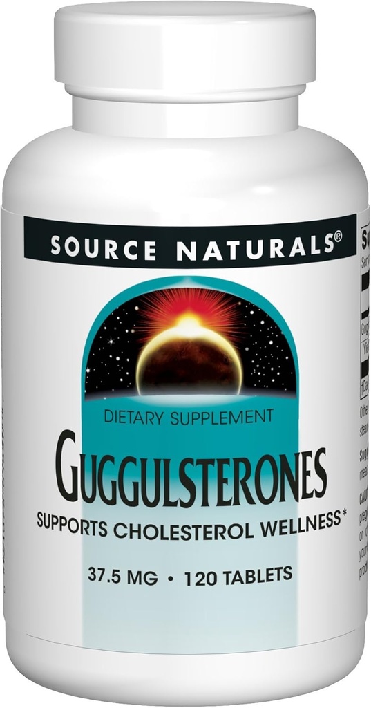 Source Naturals Guggulsterones, υποστηρίζει την καρδιά και αρτηρίες * 37. 5 mg - 120 δισκία