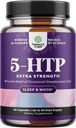 5 HTP Συμπλήρωμα 5- Hydroxytryptophan - 5HTP 100mg ανά Serving Gentle Herbal Sleep and Mood Enhancer - 5-HTP 100 mg ανά Serving Mood Supplement and Sleep Support Caps from Griffonia Simplicifolia