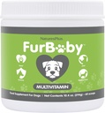 NaturesPlus FurBaby Multivitamin for Dogs - 10.4 oz - Υποστηρίζει την κοινή υγεία, την ανοσοποιητική λειτουργία, το υγιές παλτό & την παραγωγή ενέργειας - Μη-GMO - 60 εξυπηρετεί