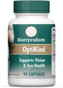 OptiKind Vision Support Eye Vitamins, 90 Capsules, Eye Health Formula with Lutein for Eyes and Glutathione