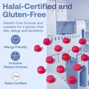786 Βιοτίνη Ενίσχυση Βιταμίνες - Halal Gummy Βιταμίνες για τα μαλλιά, το δέρμα & τα νύχια - Vegan, χωρίς γλουτένη, 10.000mcg ανά υπηρεσία [Υψηλή ισχύς]