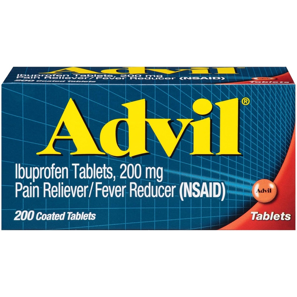 Advil 200 mg Επικαλυμμένα δισκία 200 ea (συσκευασία των 3)