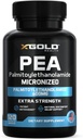 Palmitoylethanolamide Pea Supplement 600 mg | Micronized Pea 99% Highly Purified and Bioavailable | Made in USA | Supplement for Men and Women - 120 Capsules