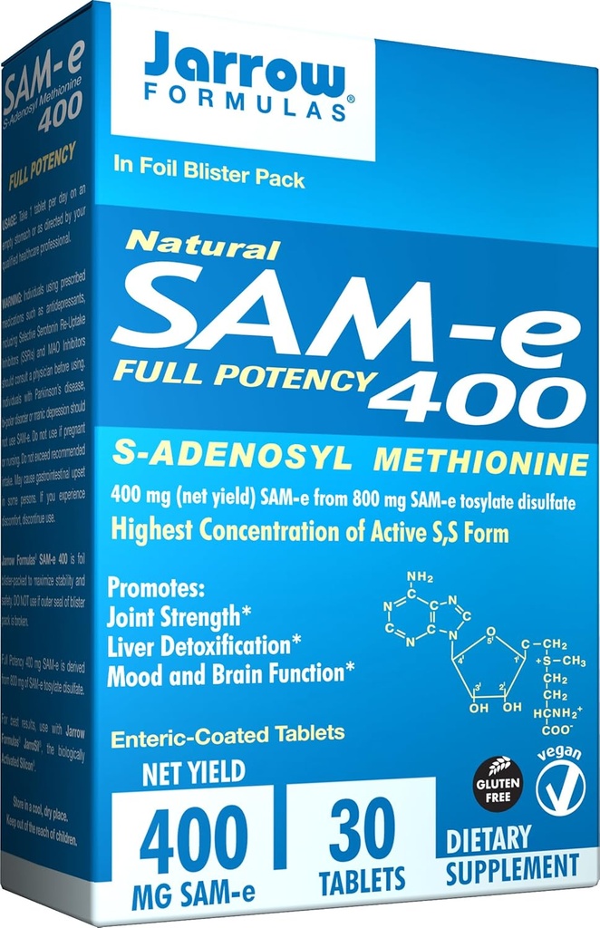 Σχήμα JARROW Sam-E 400 MG, 30 CT