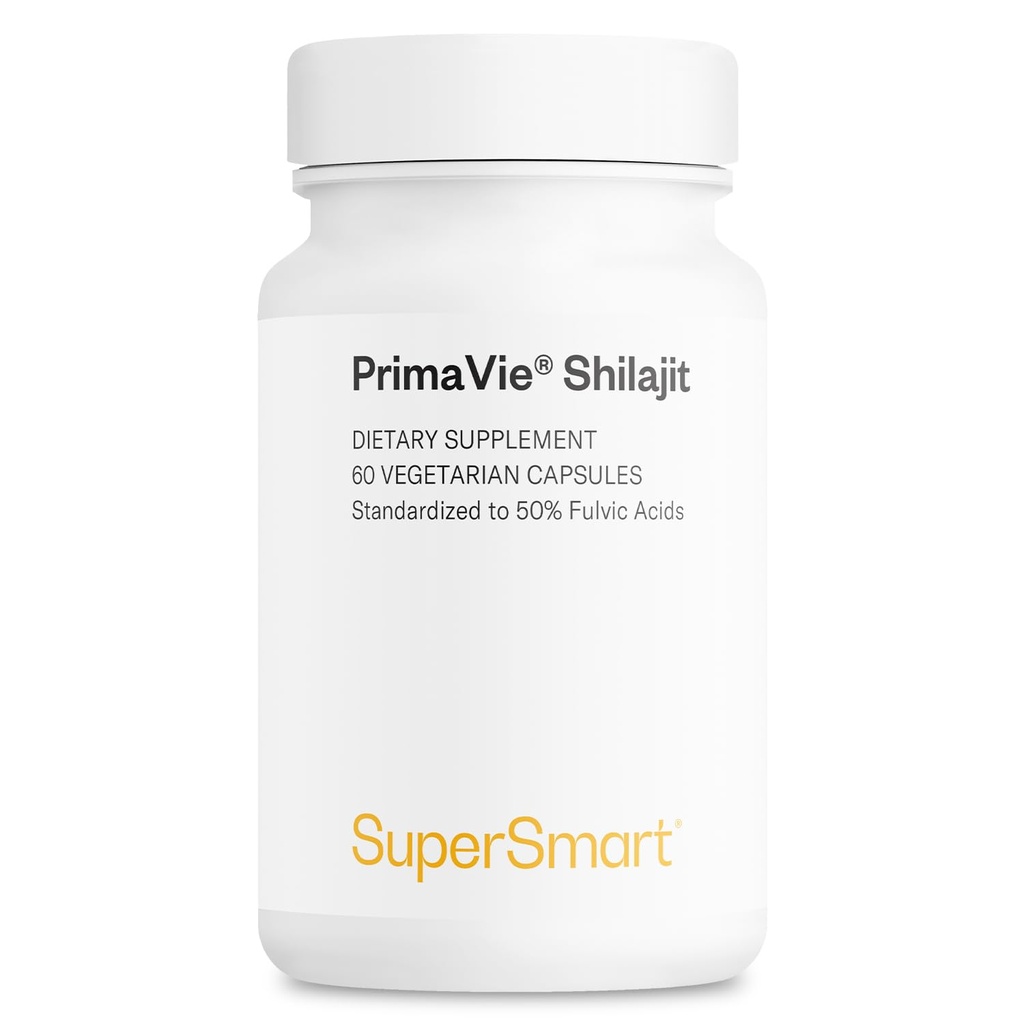 Supersmart - Super Shilajit 500mg ανά ημέρα (High Potency) - PrimaVie Shilajit συμπλήρωμα - Ιμαλαΐα, καθαρισμένο & οργανικό Shilajit 