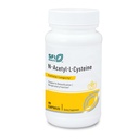 Klaire Labs SFI Health N-Acetyl-L-Cysteine 500mg - Amino Acid Glutathion Precursor NAC - Συμπλήρωμα για την υποστήριξη Cellular Antioxidant Protection - Hypoallergenic, Soy-Free, Corn-Free (90 Κάψουλες)