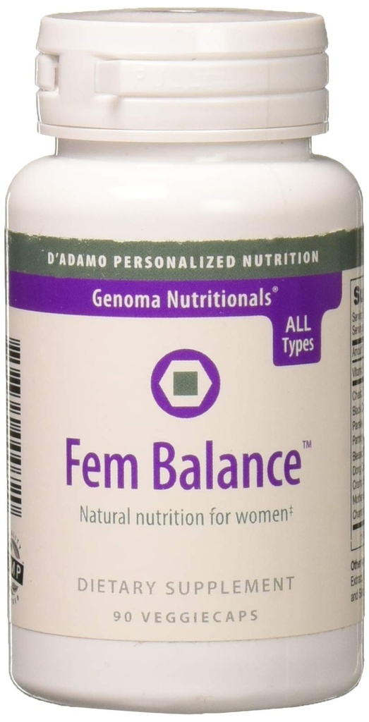 D'Adamo Εξατομικευμένη Διατροφή Fembalance, 90 Count