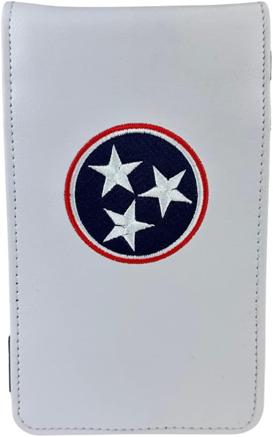 Sunfish Tennessee State Flag Δερμάτινο Golf Scorecard και Yardage κάτοχος βιβλίου