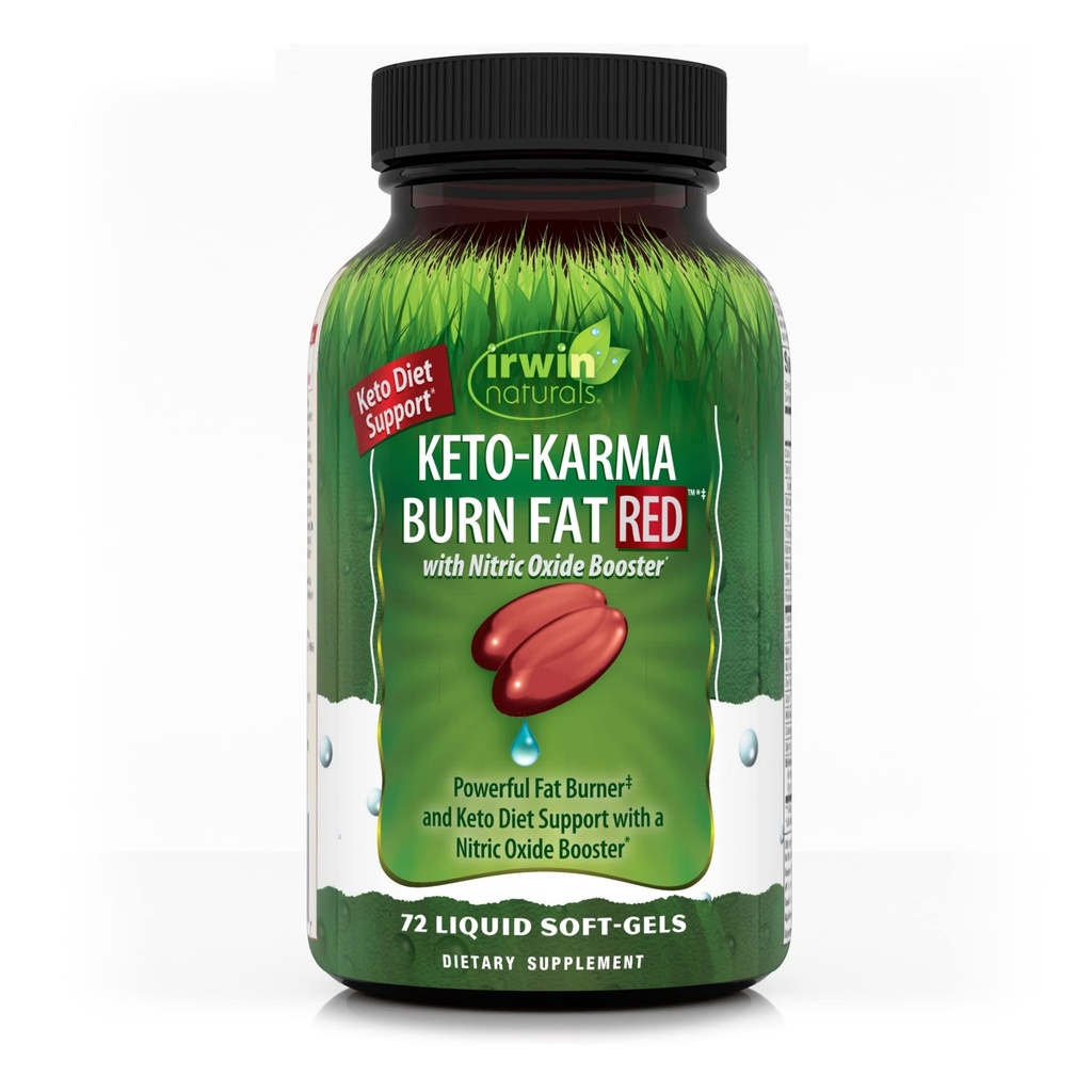 Irwin Naturals Κέτο-Κάρμα καύση λίπος κόκκινο 72 γέλη