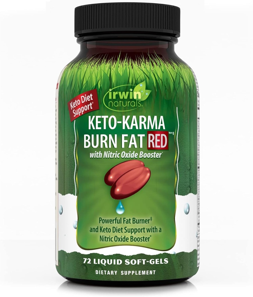 Irwin Naturals Keto-Karma Burn Fat Red 72 Sgels