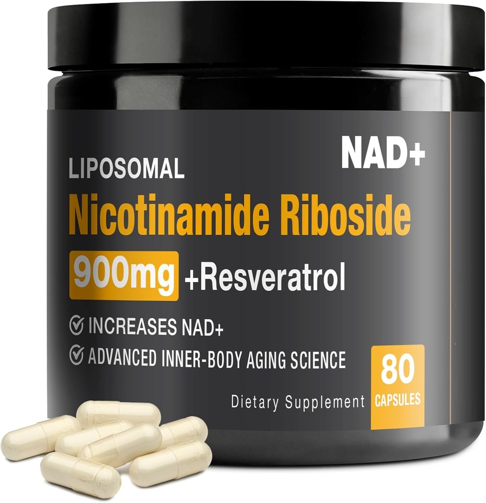 NAD+ συμπλήρωμα - NAD+ με νικοτιναμίδη Riboside (NR) και Resσβερατρόλη Quercetin 900mg, ΗΠΑ-063-0911XL-115NAD