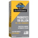 Garden of Life Dr Formulated Probiotics 100 Billion CFU Pre + Pro + Postbiotics - Extra Strength Digestive & Immune Support for Men and Women, Potato, Acacia, Postbiotic Metabolites, 30 Capsules