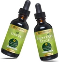 Go Συμπληρώματα Uriva & Prostate Edge Prostate για τους άνδρες με Pygeum και Saw Palmetto εκχύλισμα Uric Acid συμπλήρωμα υποστήριξης, για υγιή επίπεδα ουρικού οξέος που βοηθά την ευκολία δυσφορία