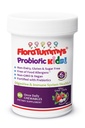 FloraTummys Kids Chewable Probiotic Prebiotics: Μη-Dairy, Gluten & Sugar-Free, Peat & Soy Free, Μη-GMO, Ελεγμένο & Χωρίς αλλεργιογόνα τροφίμων, Vegan, Kosher, Berry Flavor(1 Μπουκάλι)