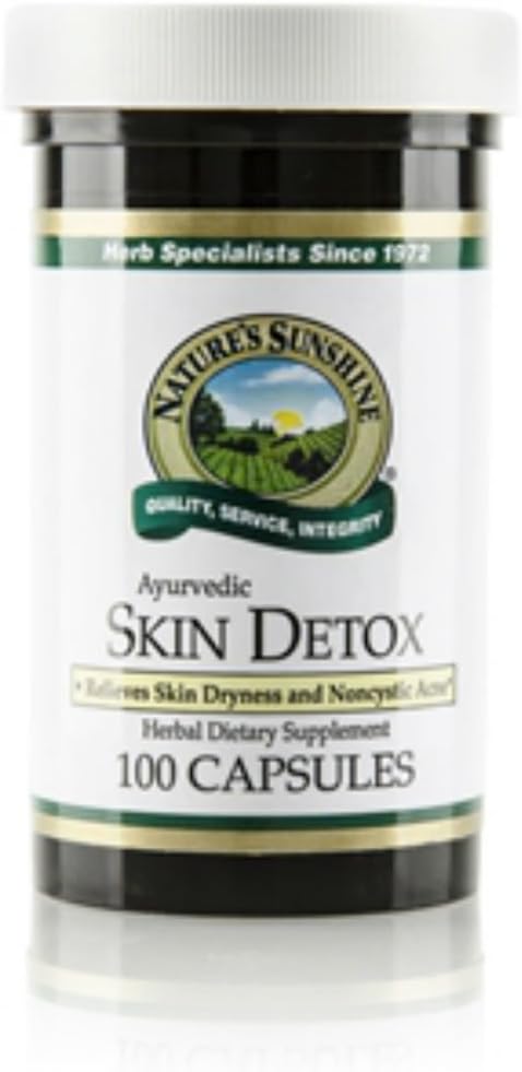 Nature's Sunshine Skin Detox (100 κάψουλες), Περιέχει βότανα που χρησιμοποιούνται παραδοσιακά για την υποστήριξη της υγείας του δέρματος