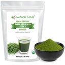 Z Natural Foods Βιολογικός χυμός σιταριού Grass σκόνη - Superfood για υγιή γήρανση & πέψη - Μη ΓΤΟ, Vegan, Kosher - Ιδανικός για χυμούς, γιαούρτες & smoothies - Χυμός σιταριού σκόνη Bliss, 1 lb