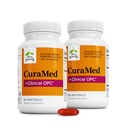 Terry Φυσικά CuraMed + Clinical OPC - συμπλήρωμα κουρκουμίνης με Γαλλικό εκχύλισμα σπόρων σταφυλιών - Brain, Prostate & Liver Health Support - Συμπλήρωμα με Ar-Turmerone - 60 Softgels (2 Pack)