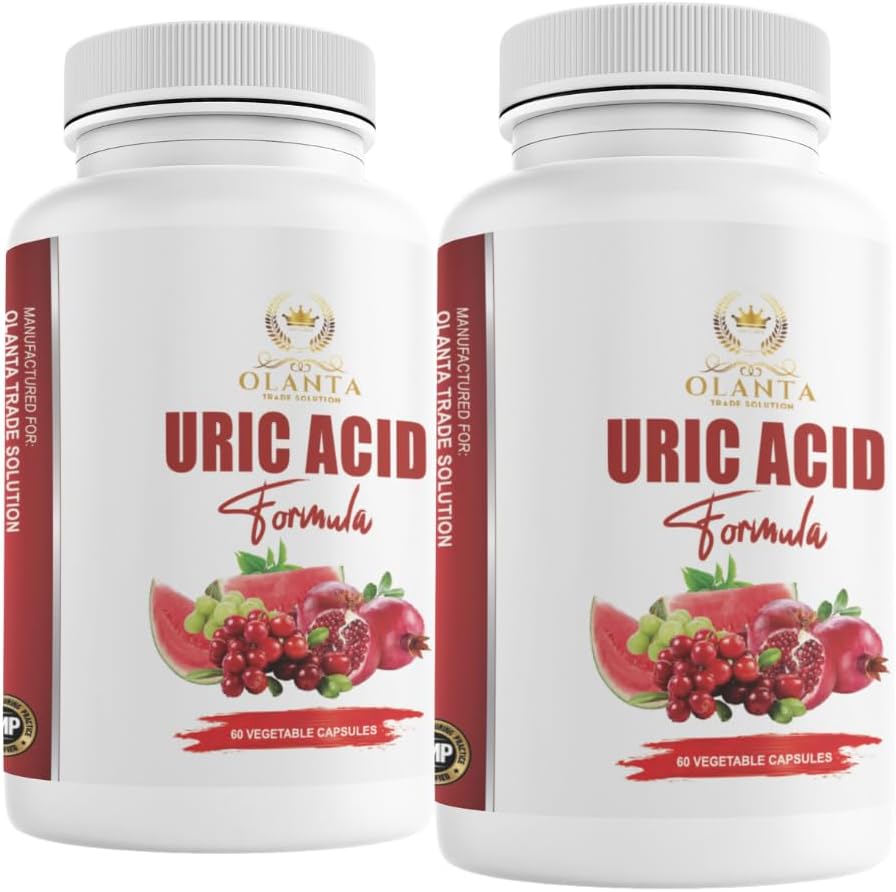 Generic Herbal Uric Acid - URIC Acid Complex - Κοινή Υποστήριξη, Χάπια Διατήρησης Νερού για τις γυναίκες, Συμπλήρωμα Γαϊδουράγκαθου Γάλατος, Κεράσια Ταρτάρης, Φασόλια Πράσινου Καφέ, Κιτρικό οξύ, Σπόροι Σέλινο, Ρόδι - 2 B