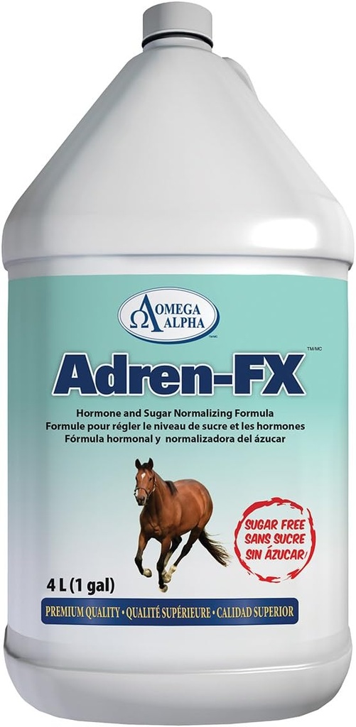 Ωμέγα άλφα Adren-Fx Cushings Formula Gallon (128 ουγγιές)