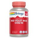 SOLARAY Red Yeast Rice Plus CoQ-10 & No-Flush Niacin Vitamin B-3, Υγιεινή καρδιά & καρδιοαγγειακή υποστήριξη, μη ακτινοβολημένα & Citrinin Δωρεάν, 60 ημέρες εγγύηση επιστροφής χρημάτων, 100 υπηρεσίες, 100 VegCaps