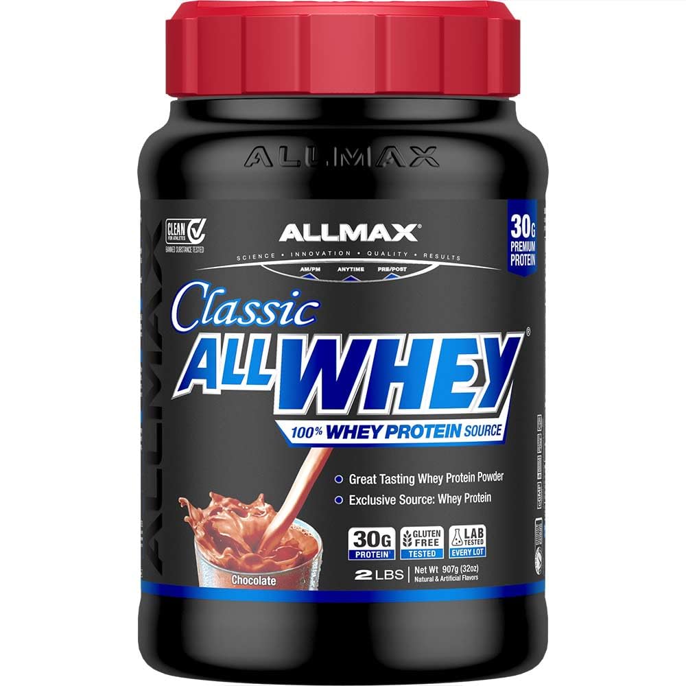 ALLMAX Διατροφή AllWhey Classic 100 Whey πρωτεΐνη σοκολάτα 2 lbs 907 g