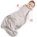 Woolino Merino Wool Ultimate Baby Sleep Sack - 4 Season Baby Wearable Κουβέρτα - Two-Way Zipper ρυθμιζόμενη τσάντα ύπνου για μωρά και Toddlers - Universal Size (2-24 Μήνες) - Γη