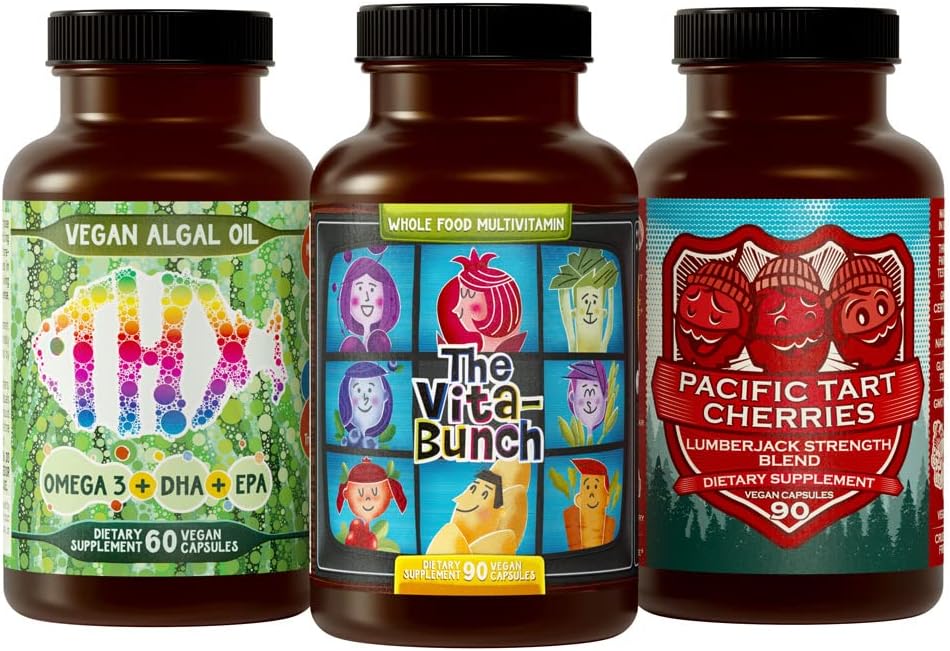 Tart Cherry + Whole Food Multi-Vitamin + Omega-3 Bundle
