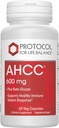 Protocol AHCC 600 mg - Liver & Immune Support Supplement with Beta-Glucan* - May Aid Cellular Health & Stress* - Vegan, Dairy Free & Nut Free - 60 Veg Caps