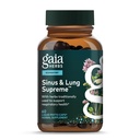Gaia Herbs Sinus & Lung Supreme - Lung Support Supplement with Herbs Traditionally Used to Support Respiratory & Sinus Health* - Vegan, Gluten-Free & Dairy Free - 60 Liquid Phyto-Caps (60 Servings)