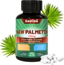Saw Palmetto Supplement, Saw Palmetto Extract 750mg, with Lycopene, Pumpkin Seed Powder, for Men and Women,Non-GMOs & Gluten, Vegan, 90 Count Capsules