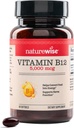NatureWise Vitamin B12 5000 mcg - Extra Strength - Supplement for Supporting Energy Levels, Mental Clarity, Nervous System Health - Easy-to-Swallow, Soy and Gluten-Free, Non-GMO - 60 Softgels