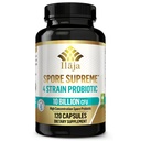 Spore Supreme Spore Based Probiotic 120 Κάψουλα x 10 Δισεκατομμύρια / 4 Strain Formula - 4 Μήνες Προμήθεια - Δεν χρειάζεται Ψύξη, Οξύ ανθεκτικό στεφάνωμα, Γαλακτοκομικά Δωρεάν