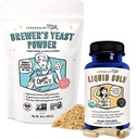 Legendairy Milk Liquid Gold + Brewer's Yeast, Συμπληρώματα Θηλασμός για την αύξηση της προσφοράς γάλακτος - Γαλουχία Υποστήριξη για την παραγωγή μητρικού γάλακτος - Fenugreek-free, Μη ΓΤΟ,