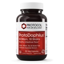 ΠΡΩΤΟΚΟΛΛΟ ΓΙΑ ΤΗΝ ΥΠΟΛΟΙΠΗ ΖΩΗΣ - ProtoDophilus - 50 Δισεκατομμύρια, 10 Στεφάνες - Υγιεινή Εντερική Προβιοτική Χλωρίδα για την Υποστήριξη της Πειθαρχικής λειτουργίας και της Ανοσολογικής Υγείας - 50 Κάψουλες Veg