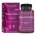 Reserveage Beauty Resveratrol 250 mg - Best Trans-Resveratrol - Vegan Antioxidant Supplement for Cellular & Heart Health - Aids Healthy Aging & Immune Health - 120 Capsules
