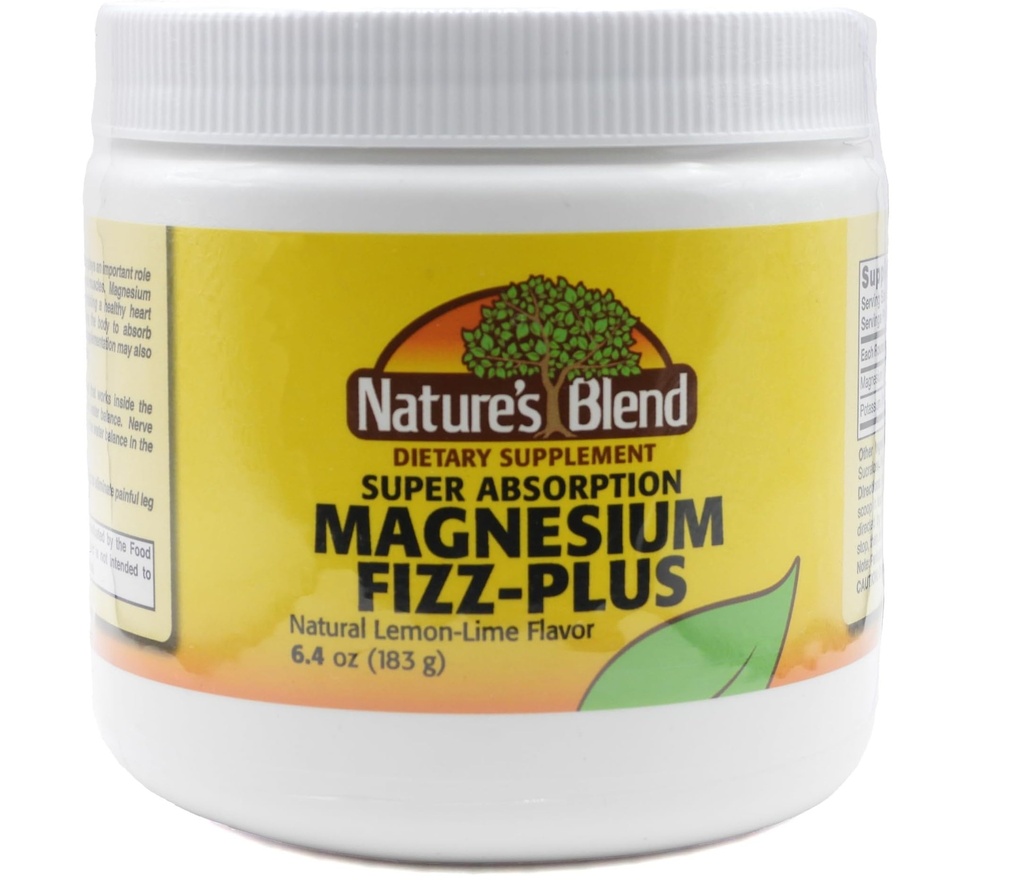 Μαγνήσιο Fizz-Plus Lemon-Lime Flavor 6.4 oz σκόνη