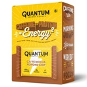 Quantum Energy Square: Energy Bar με καφεΐνη & 10g πρωτεΐνη. Νόστιμο υγιεινό σνακ On The Go. (Βέγκαν, χωρίς γλουτένη, χωρίς σόγια, χωρίς γαλακτοκομικά) (Caffe Mocha Almond Chip)