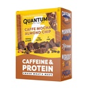 Quantum Energy Square: Energy Bar with Caffeine & 10g Protein. Delicious Healthy Snack On The Go. (Vegan, Gluten-free, Soy-free, Dairy-free) (Caffe Mocha Almond Chip)