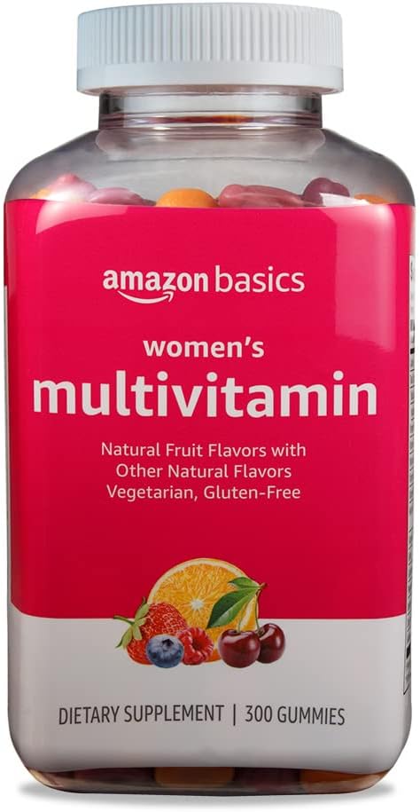   Basics Women's Multivitamin, 300 Gummies (150 Servings) (Previously Solimo)