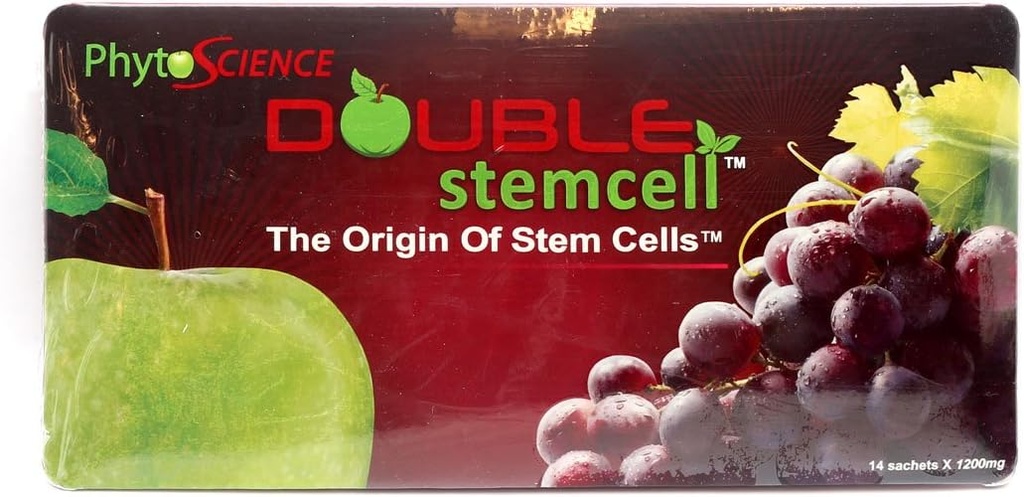 Phytoscience Double Stem Cell Anti Aging Supplement Acai Berry Extract Περιορισμός των συρματόσχοινων Πόρτες λακκάκια λεπτές γραμμές Δέρμα Texture (14 φακελάκια)