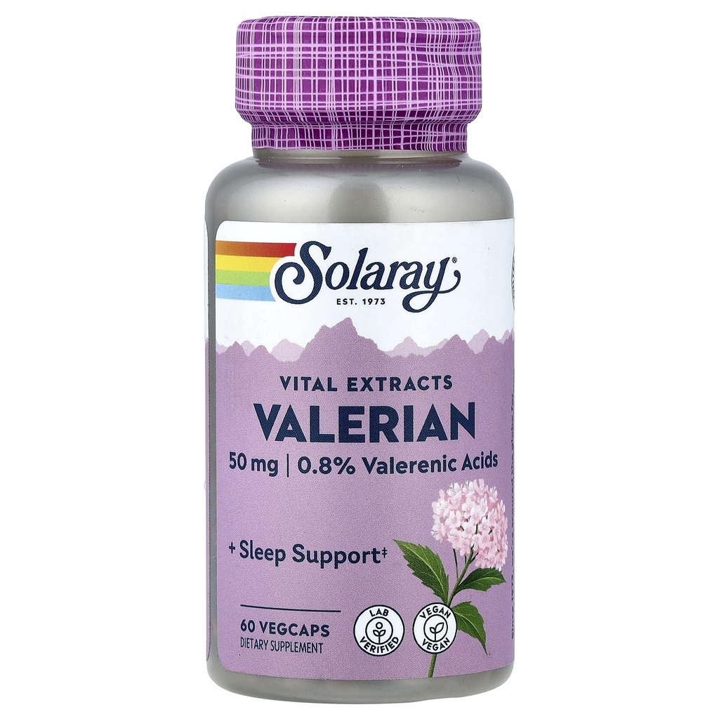 SOLARAY Valerian Root Extract 50 mg 