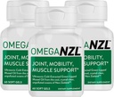 Original Omega-3 Joint Supplement Υποστήριξης, Best Natural Muscle Relief, Green Lipped Mussel Oil Capsules, 180 Softgels, Όχι Fishy Επίγευση