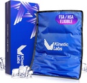 Kinetic Labs Reuseable Ice Pack for Injuries - Μεγάλη παγωμένη συσκευασία για ανακούφιση από τον πόνο στην πλάτη (11x14.5) - Μεγάλη παγωμένη συσκευασία για πλάτη, γόνατο, ώμο, ισχίο