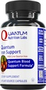 Quantum Nutrition Labs Iron Support - Συμπλήρωμα σιδήρου για γυναίκες και άνδρες, Vegan Iron Συμπληρώματα, Χαμηλή Δόση Απαλό Σιδήρο, Φυσικά πηγάζει για την υποστήριξη Υγιεινού Αίματος - 60 κάψουλες χορτοφάγων