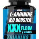 L Arginine Nitric Oxide Συμπληρώματα για τους άνδρες - Happy Wife, Happy Nights Βοήθεια για την αύξηση της ροής του αίματος κυκλοφορία, μυϊκή αντλία πριν την προπόνηση, αρσενικό αντοχή w/Tribulus - 2 Mons