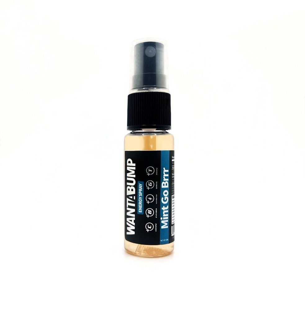 Θέλετε ένα Bump Energy Spray & Αναπνευστικό Αποσμητικό 400mg καφεΐνη 