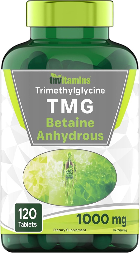 TMG συμπλήρωμα 1000mg (Beteine Anhydrous) 120 δισκία 