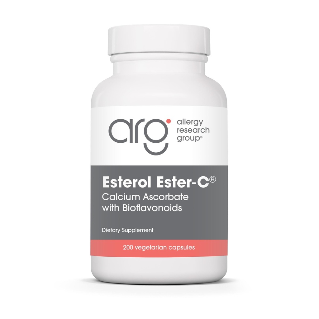 Ομάδα Έρευνας Αλλεργίας Esterol Ester-C - Συμπλήρωμα βιταμίνης C 1350mg, Ανοσολογική Υποστήριξη, Ασκορβικό Ασβέστιο με Βιοφλαβονοειδή, Ασκορβικό Οξύ, Ρουτίνη, Quercetin, Κάψουλες Vegan - 200 Count